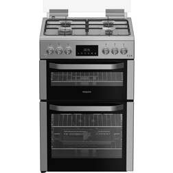 Hotpoint HDG6GDCX 60cm Gas Cooker Stainless Steel
