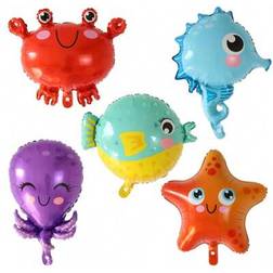 Shein Cartoon Aluminum Foil Balloons 5pcs
