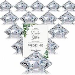 Shein 10pcs Acrylic Rhinestone Table Place Stand