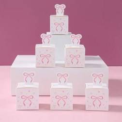 Shein 24pcs Pink Bow Gift Boxes