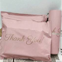Shein 10PCS Attractive Pink Thank You Gift Bags