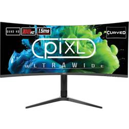 Pixl CM34C7 34 Inch UltraWide Curved Gaming Monitor