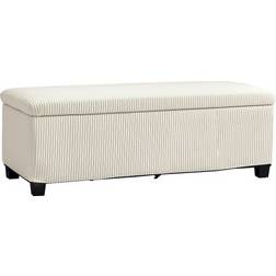 Homcom Ottoman With Lid Storage Bench