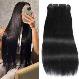 Shein Brazilian Straight Human Hair Quick Weave Bundles