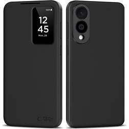 Tech-Protect Galaxy S25 Edge Plånboksfodral Smart Matt Svart
