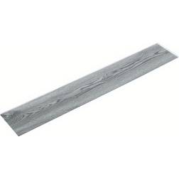 Temu 36pcs Grey Vinyl Floor Plank Tiles 92cm