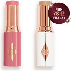 Charlotte Tilbury Unreal Skin Blush Healthy Glow Duo Face Cheek Kit