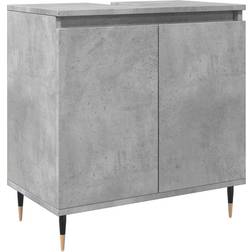 vidaXL Badkamerkast 58 x 33 x 60 cm Betongrijs