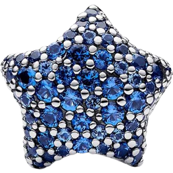 Pandora Bold Pavé Star Charm - Silver/Blue