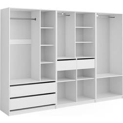 Vicco Elmo White Wardrobe 100x200cm