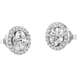 Guess Life In 4G Earrings - Silver/Transparent