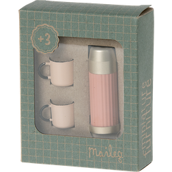 Maileg Thermos & Cups Soft Coral