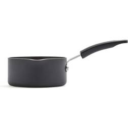 Dunelm Non-Stick Aluminium Milk Pan 14 cm Black