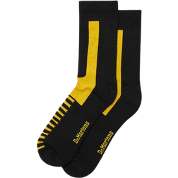 Dr. Martens Double Doc Cotton Blend Socks - Black/Yellow