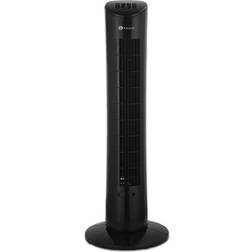 PureMate 31-inch Oscillating Tower Fan with Aroma Function Black