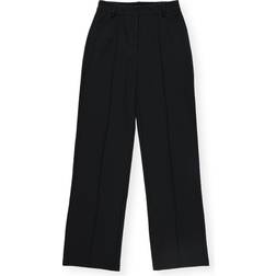 NA-KD Wide High Waist Pants - Black