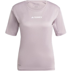 adidas Women's Terrex Multi Tee - Preloved Fig