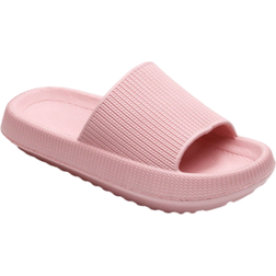 Shein New Summer Versatile Men's Sandals, Black Striped Thick Sole EVA Material, Silent, Non-slip, Anti-odor, Breathable and Comfortable, Wear at Home, Bathroom, Quick Drying (Recommended to order one size up for wide feet)