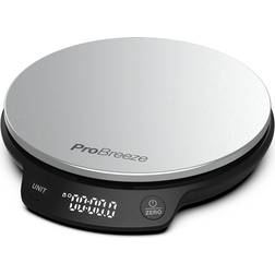 Pro Breeze Stainless Steel Digital Kitchen Scale Silver