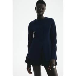 H&M Ladies Interlock Blazer - Navy Blue
