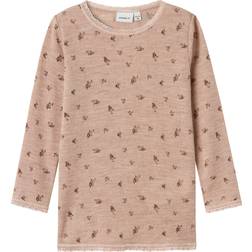 Name It Bluser T-Shirts NMFWang - Taupe/Oliven/Aubergine
