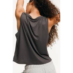 H&M Boxy-style Sports Vest Top DryMove - Grey