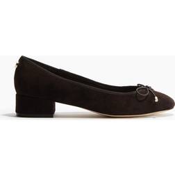 Steve Madden Cherisher Ballerina Dame - Chocolate Suede