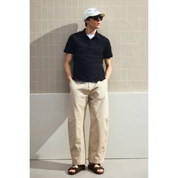 H&M Slim Fit Polo Shirt - Navy Blue