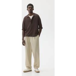 H&M Herre Relaxed Fit Bukser - Beige