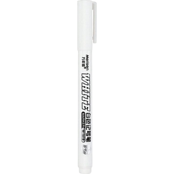 Shein 12/5/4/3/2/1 Pc(S) White Fine Tip Waterproof Drawing, Graffiti, Marker Pen, Permanent Neutral Pen For Fabric, Wood, Marking (Standard Size Is 5 Pcs Per Pack) Back To School