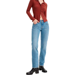 Levi's Women's Middy Straight Jeans - Good Grades/Medium Wash