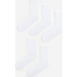 H&M Men 5-Pack Socks - White