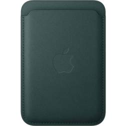 Apple FineWoven Wallet with MagSafe for iPhone 16 Dark Green