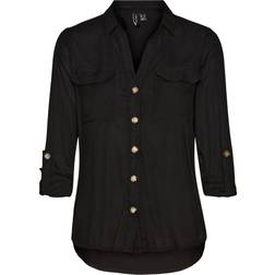 Vero Moda Bumpy Shirt - Black