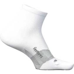 Feetures Elite Ultra Light Quarter Socks - White