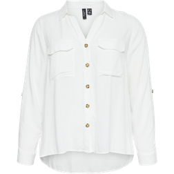 Vero Moda Bumpy Shirt - White/Snow White