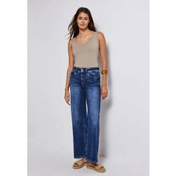 Street One Basic Top Mit Square Neck - Beige