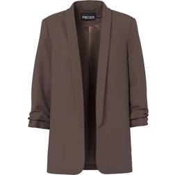 Pieces Blazer Hot Fudge - Brown