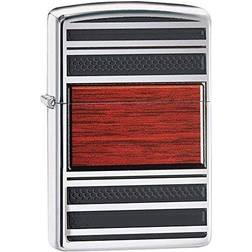 Zippo Windproof Pipe Wood Design