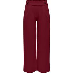 Only Jdygeggo Wide Leg Fit Trousers - Purple/Cabernet