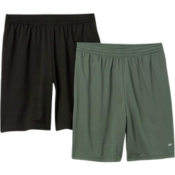 Amazon Essentials Men's Performance Tech Loose Fit Shorts 2-pack - Black/Olive