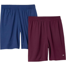 Amazon Essentials Men's Performance Tech Loose Fit Shorts 2-pack - Burgundy/Navy