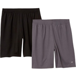 Amazon Essentials Men's Performance Tech Loose Fit Shorts 2-pack - Black/Dark Grey