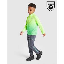 Under Armour Tech Fade 1/4 Zip Tracksuit Kids - Green