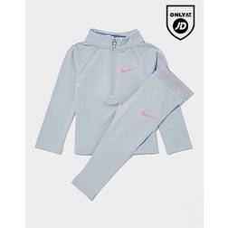 Nike Pacer 1/4 Zip Track Top Leggings Set - Blue