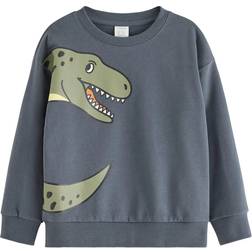 Lindex Sweatshirt Dino Placement - Grå
