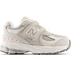 New Balance Infants 2002 Hook Loop Leather - Grey/Beige