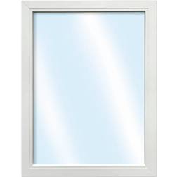 Aron Basic Kunststofffenster Festelement 115x115 cm RAL 9016 PVC Fixfenster Dreifachverglasung
