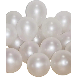 Shein Latex Balloons Glossy Elegant Faux Pearl White 10-pack