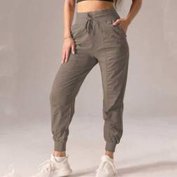 Shein Women Sports Style Pleated Casual Long Pants